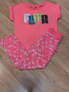 Puma Kids Matching Athletic Set